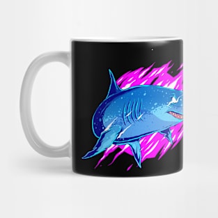 shark body illustration Mug